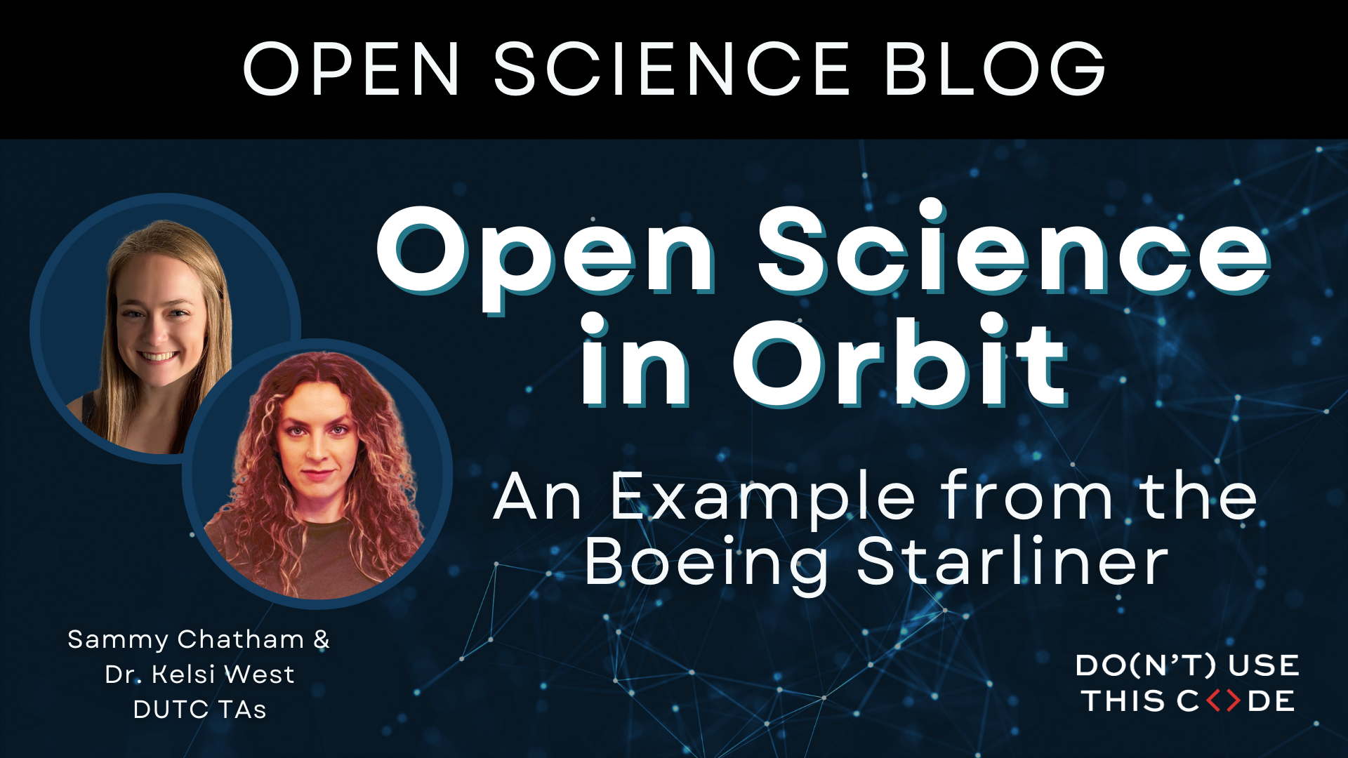 Open Science in Orbit Cover Photo